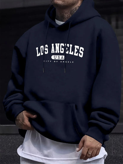 Los Angeles Hoodie – Unisex Oversized Sweater met City Print