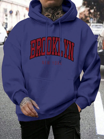 Brooklyn New York Hoodie – Unisex Oversized Sweater met Opdruk