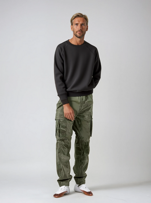 Sven | Heren Cargo Broek met Zijzakken | Comfortabele Pasvorm