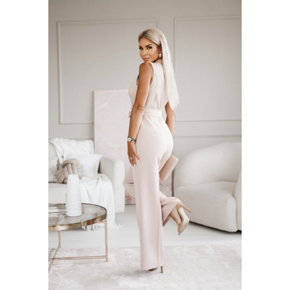 Nina | Dames Jumpsuit | Luchtige Stof met Strik