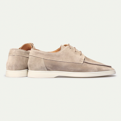 Jens | Heren Loafers | Suède Instapschoenen met Veters