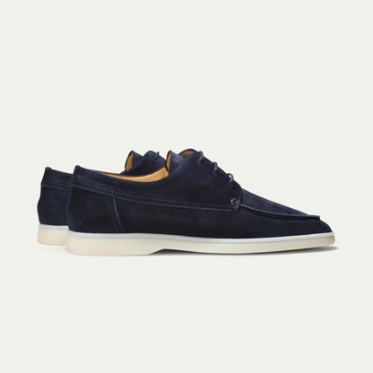 Jens | Heren Loafers | Suède Instapschoenen met Veters