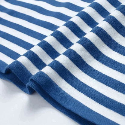 Elin | Dames Gestreepte Longsleeve met Ronde Hals