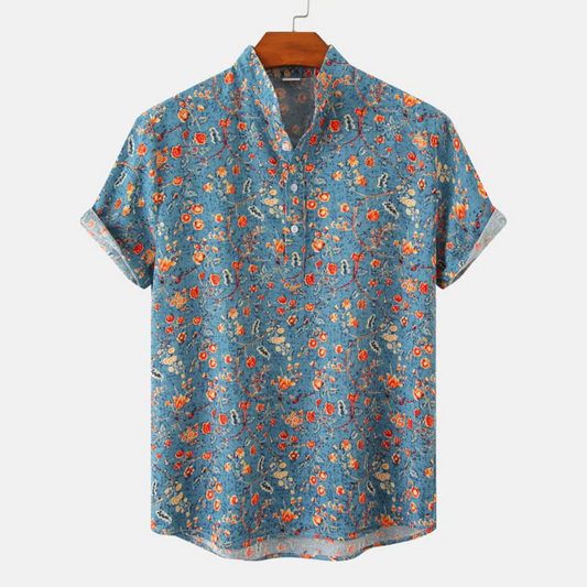 Casper | Heren Hawaiian Overhemd met Korte Mouwen