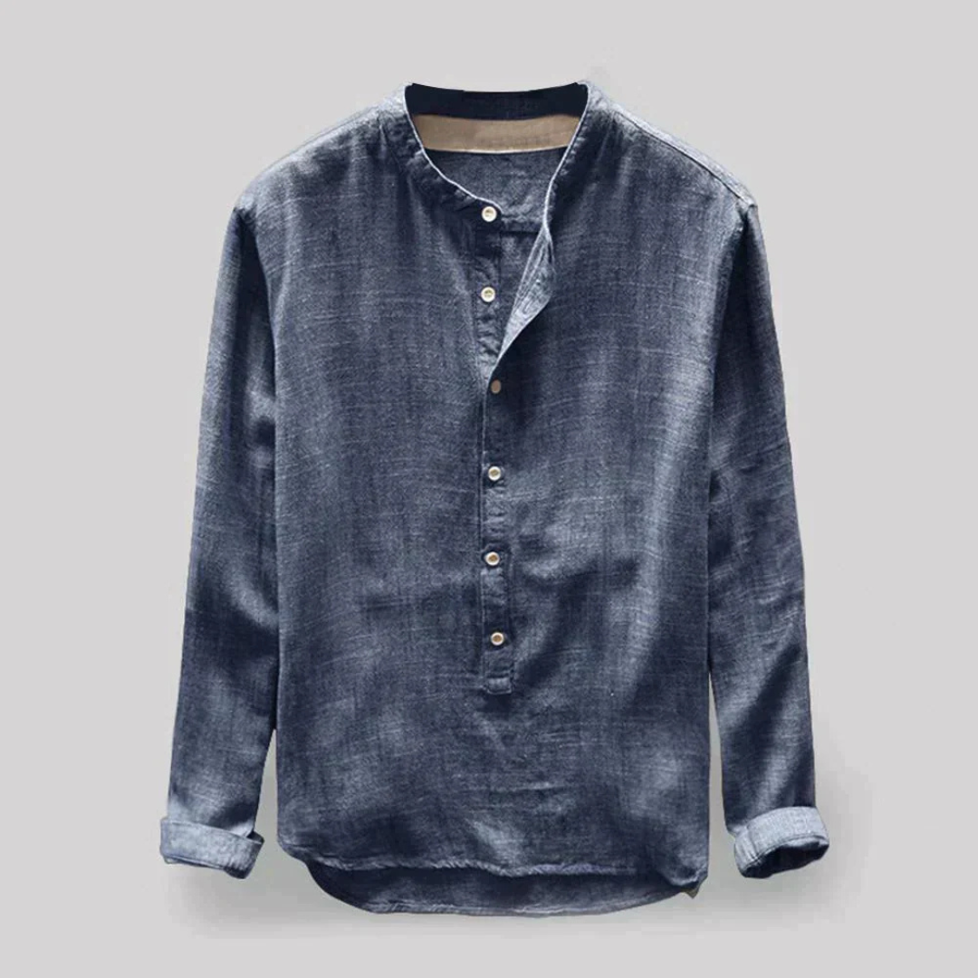 Jeremy | Heren Linnen Overhemd | Slim-Fit Ademend