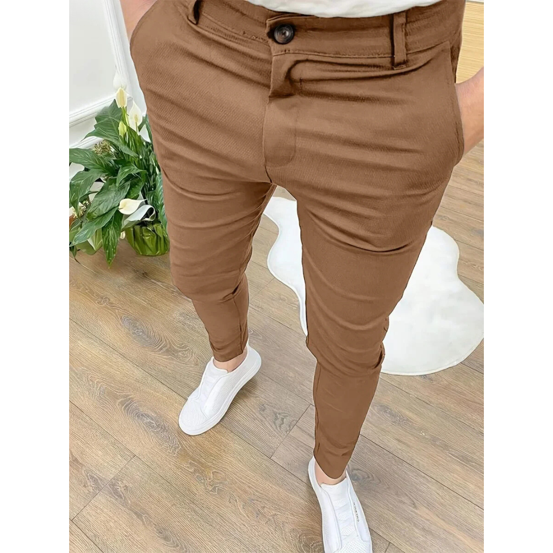 Ronald | Heren Broek | Business Slim-Fit Stretch