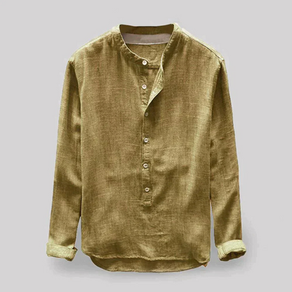 Jeremy | Heren Linnen Overhemd | Slim-Fit Ademend