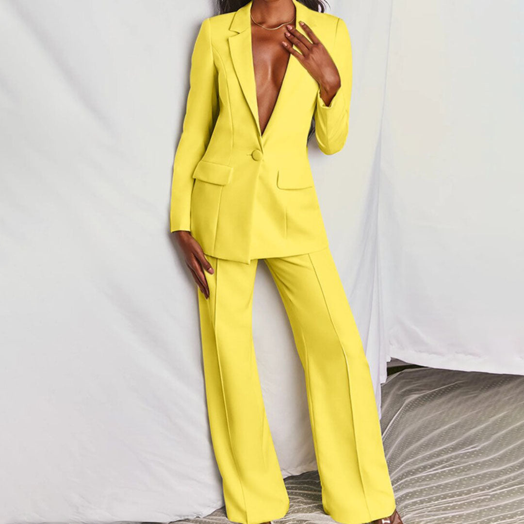Lieke | Dames Set | Blazer met Pantalon | Casual Chic