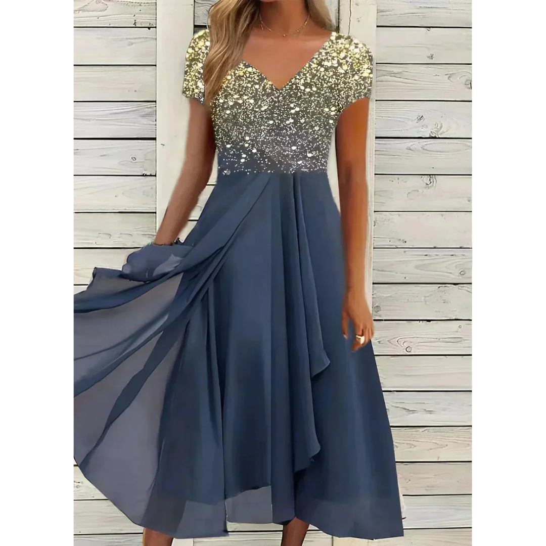 Meike | Dames Jurk | Midi Jurkje met bloemenprint