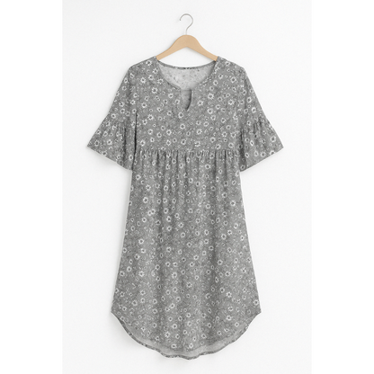 Tamara | Dames Zomer Jurk | Midi met Bloemenprint