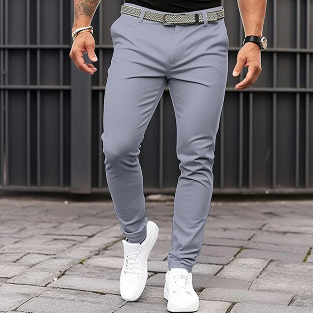 Elvin | Heren Broek | Slim-Fit Stretch Casual