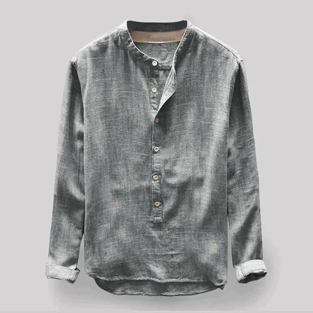 Jeremy | Heren Linnen Overhemd | Slim-Fit Ademend
