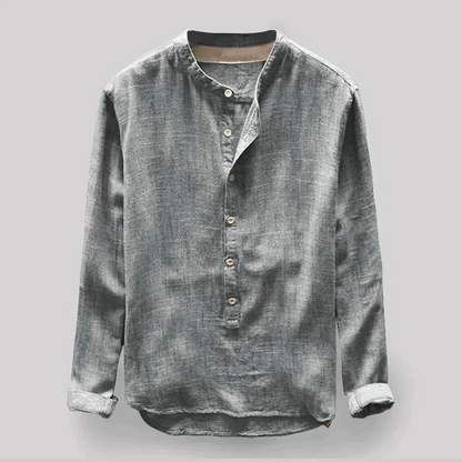 Jeremy | Heren Linnen Overhemd | Slim-Fit Ademend
