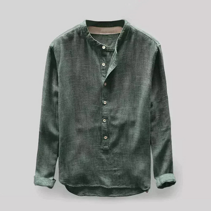Jeremy | Heren Linnen Overhemd | Slim-Fit Ademend