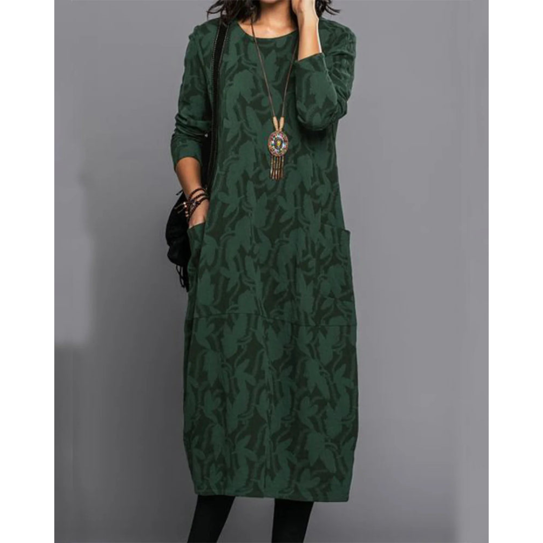 Elsa | Dames Jurk | Midi met Bloemenprint