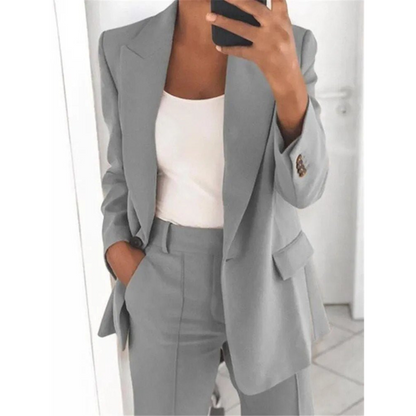 Elena | Tweedelig Damespak met Blazer
