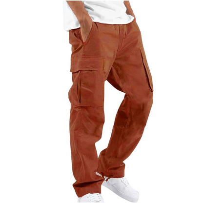 Sven | Heren Cargo Broek met Zijzakken | Comfortabele Pasvorm