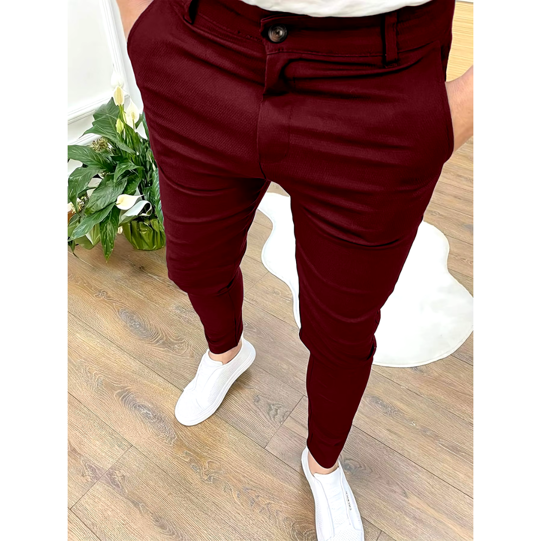 Ronald | Heren Broek | Business Slim-Fit Stretch