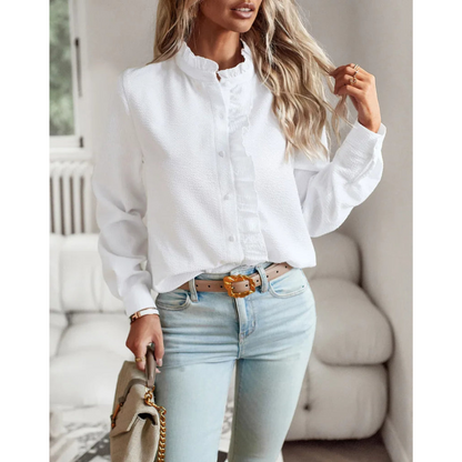 Zoë | Dames Overhemd Gestreept | Hoge Kwaliteit Blouse