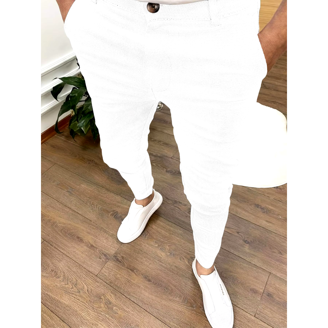 Ronald | Heren Broek | Business Slim-Fit Stretch