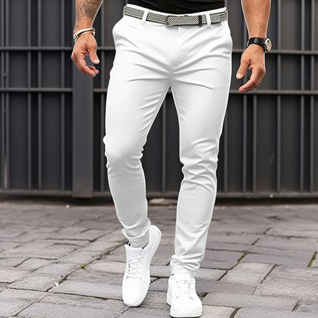 Elvin | Heren Broek | Slim-Fit Stretch Casual