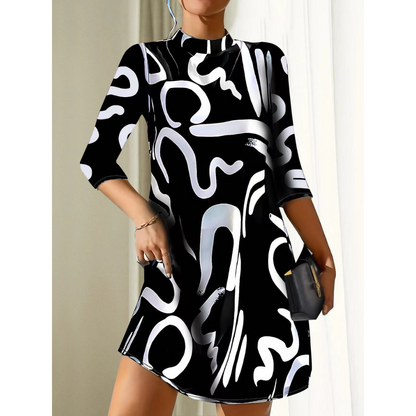 Sophie | Dames Jurk | Mini met patroon