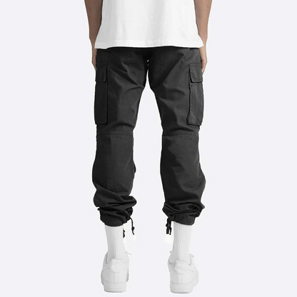 Sven | Heren Cargo Broek met Zijzakken | Comfortabele Pasvorm