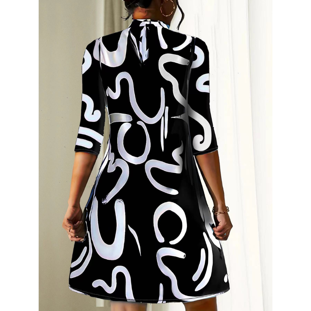 Sophie | Dames Jurk | Mini met patroon