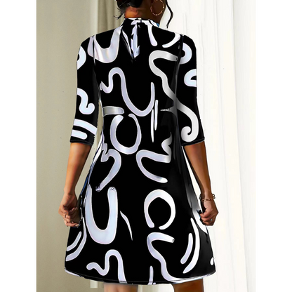 Sophie | Dames Jurk | Mini met patroon