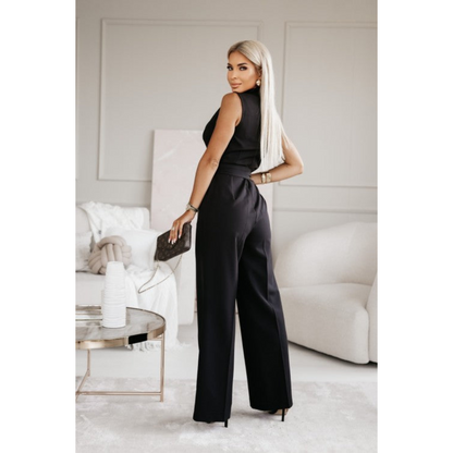 Nina | Dames Jumpsuit | Luchtige Stof met Strik
