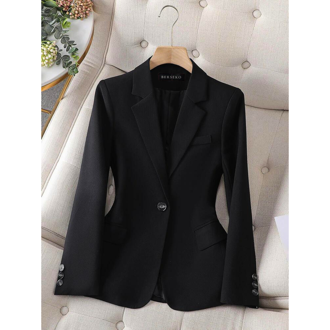 Bibi | Dames Blazer | Enkelrijig Getailleerd Model
