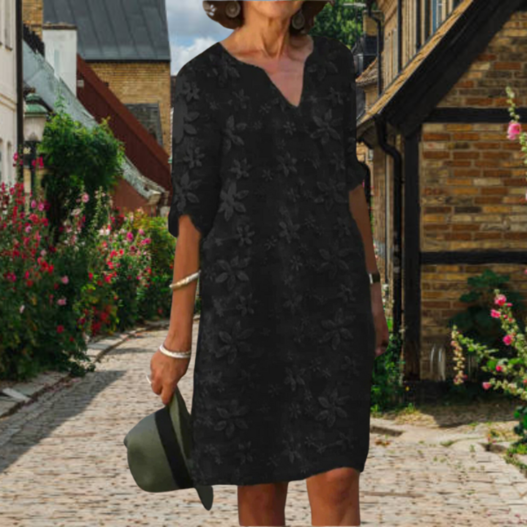 Jet | Dames Jurk | Midi met bloemenprint