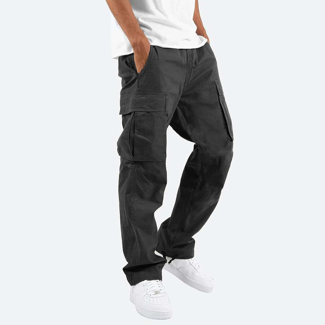 Sven | Heren Cargo Broek met Zijzakken | Comfortabele Pasvorm